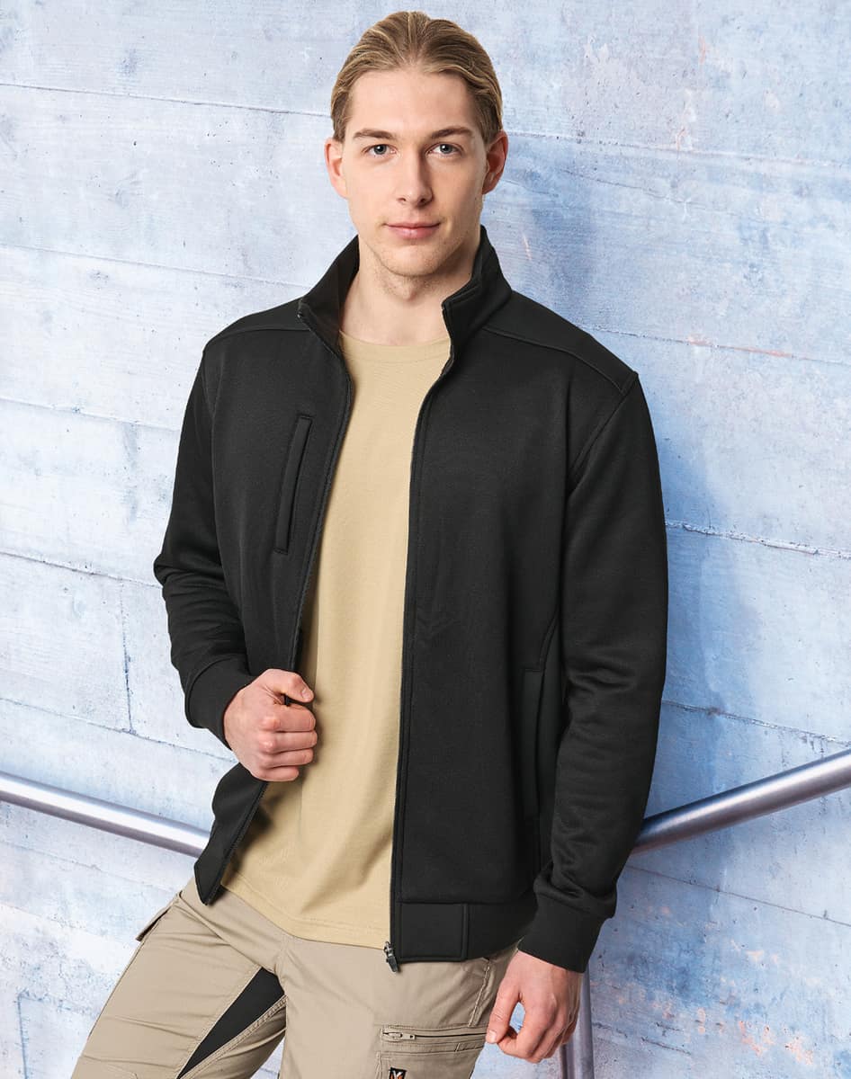 JK57 - JACQUARD FLEECE BOMBER JACKET - JK57