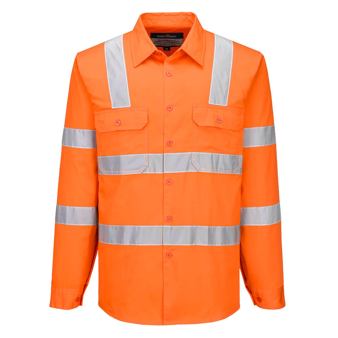MA103 Hi-Vis Lightweight Cotton Shirt L/S