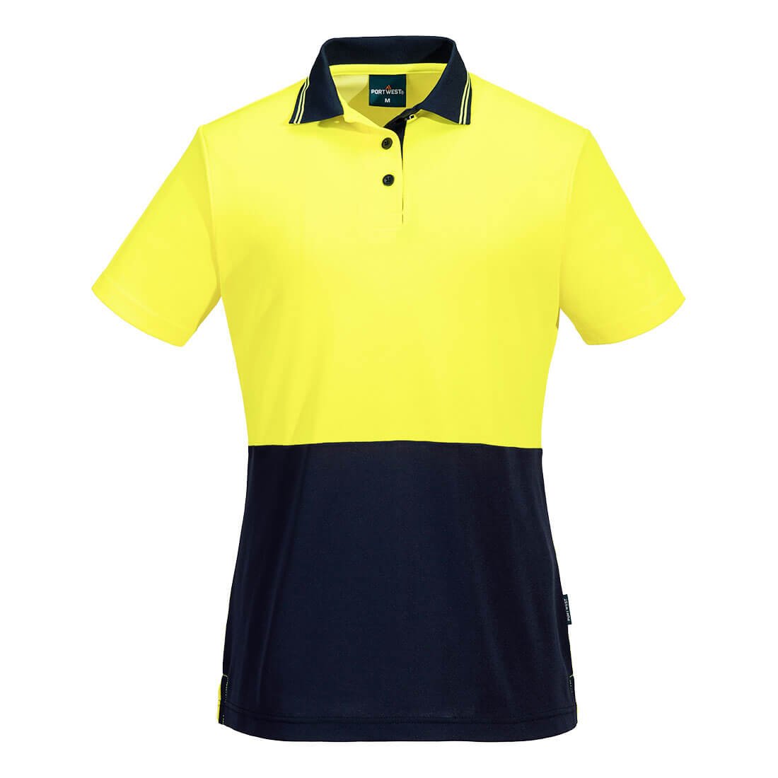 ML211 Hi-Vis Women's Cotton Comfort Contrast Class D Polo Shirt S/S