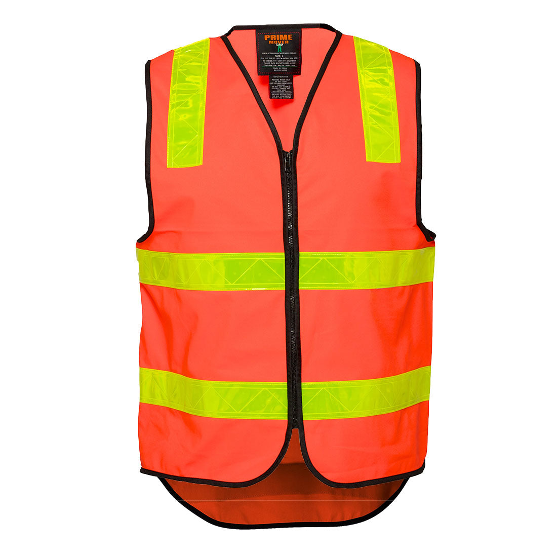 MV338 Hi-Vis Vic Roads Zipped Vest