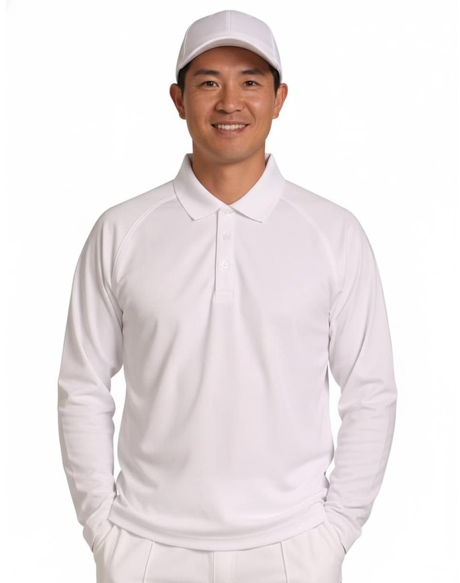 PS29L CRICKET POLO Long Sleeve Men's - PS29L