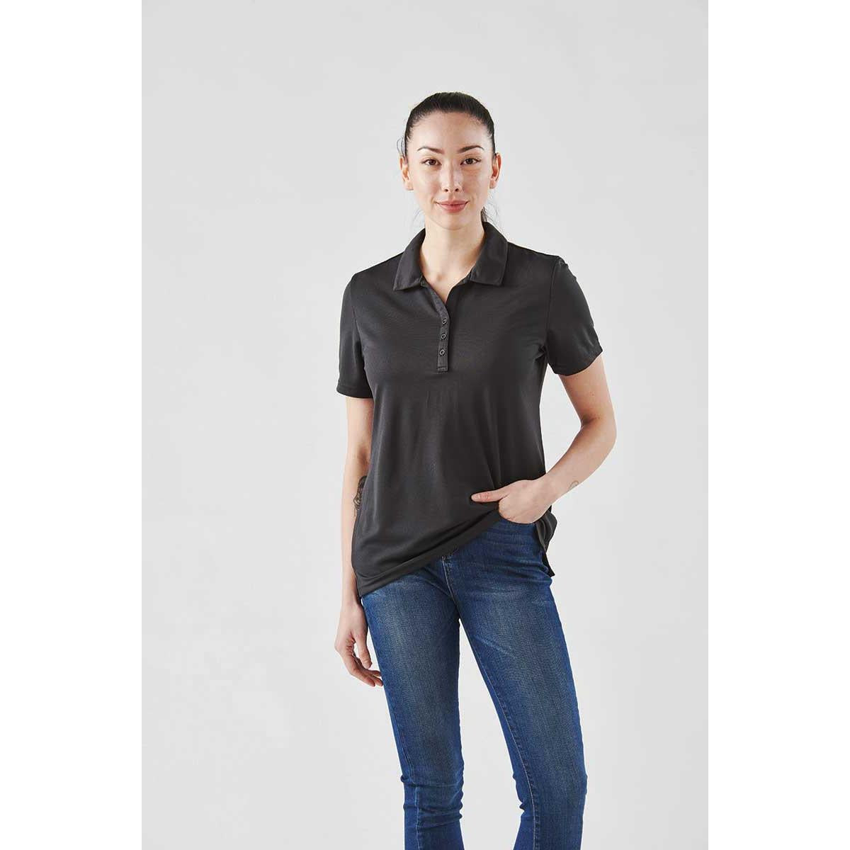 Women's Treeline Performance Short Sleeve Polo — image 2