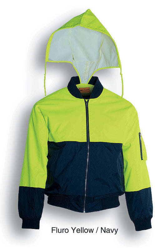 Unisex Adults Hi-Vis Flying Jacket (Lined) (SJ0320)