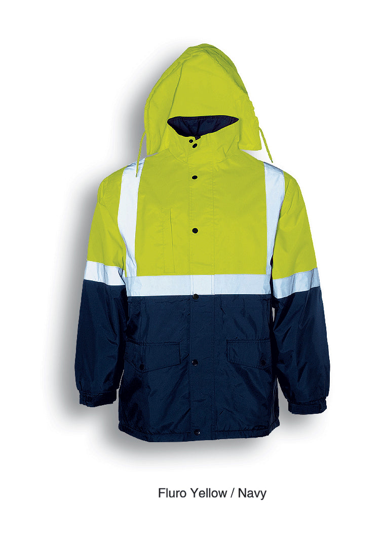 Unisex Adults Hi-Vis Mesh Lining Jacket With Reflective Tape (SJ0432)