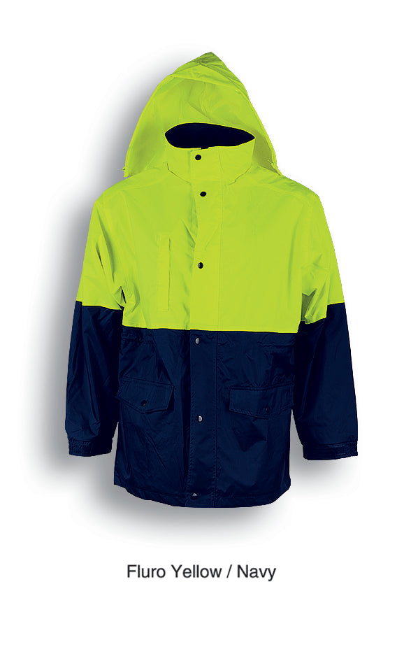 Unisex Adults Hi-Vis Mesh Lining Jacket (SJ0433)
