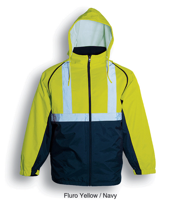 Unisex Adults Hi-Vis 3 In 1 Jacket With Reflective tape (SJ0642)