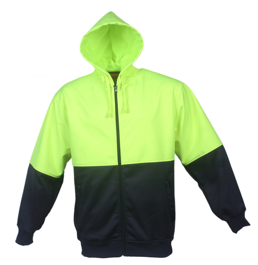 Unisex Adults Hi-Vis Full Zip Hoodie (SJ1104)