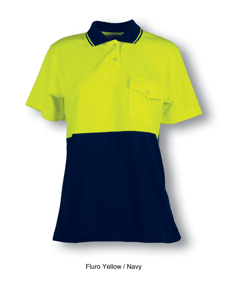 Ladies Hi-Vis S/S Safety Polo (SP0692)