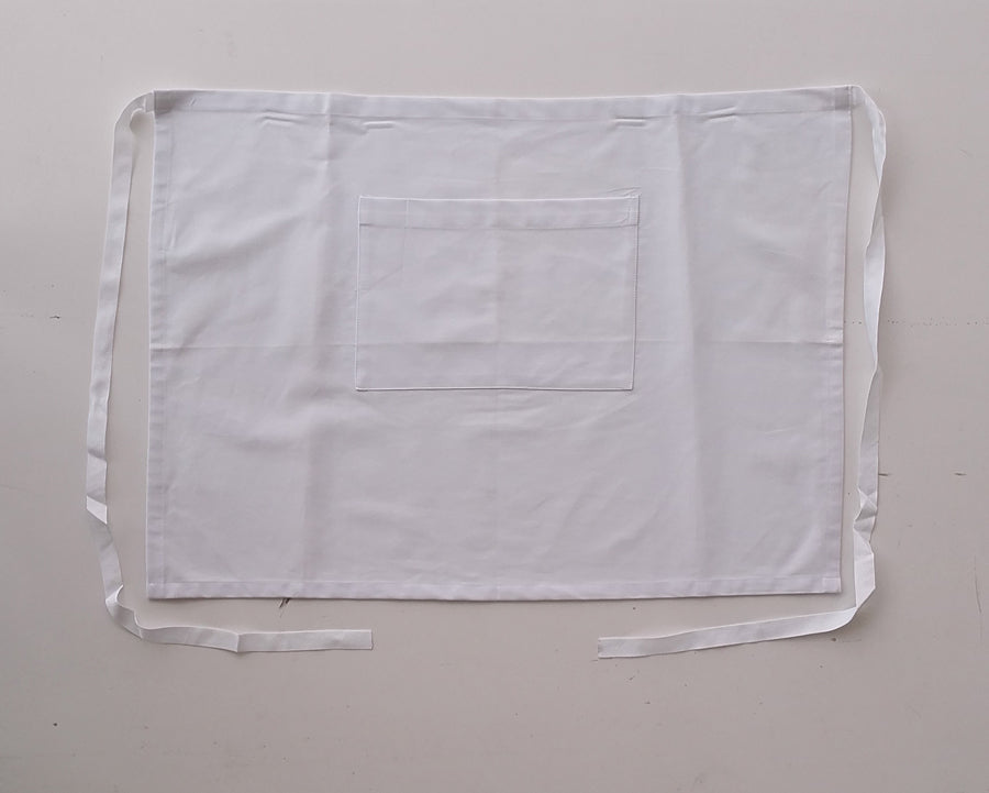 Cotton Drill Three Quarter Apron-With Pocket (WA0391)