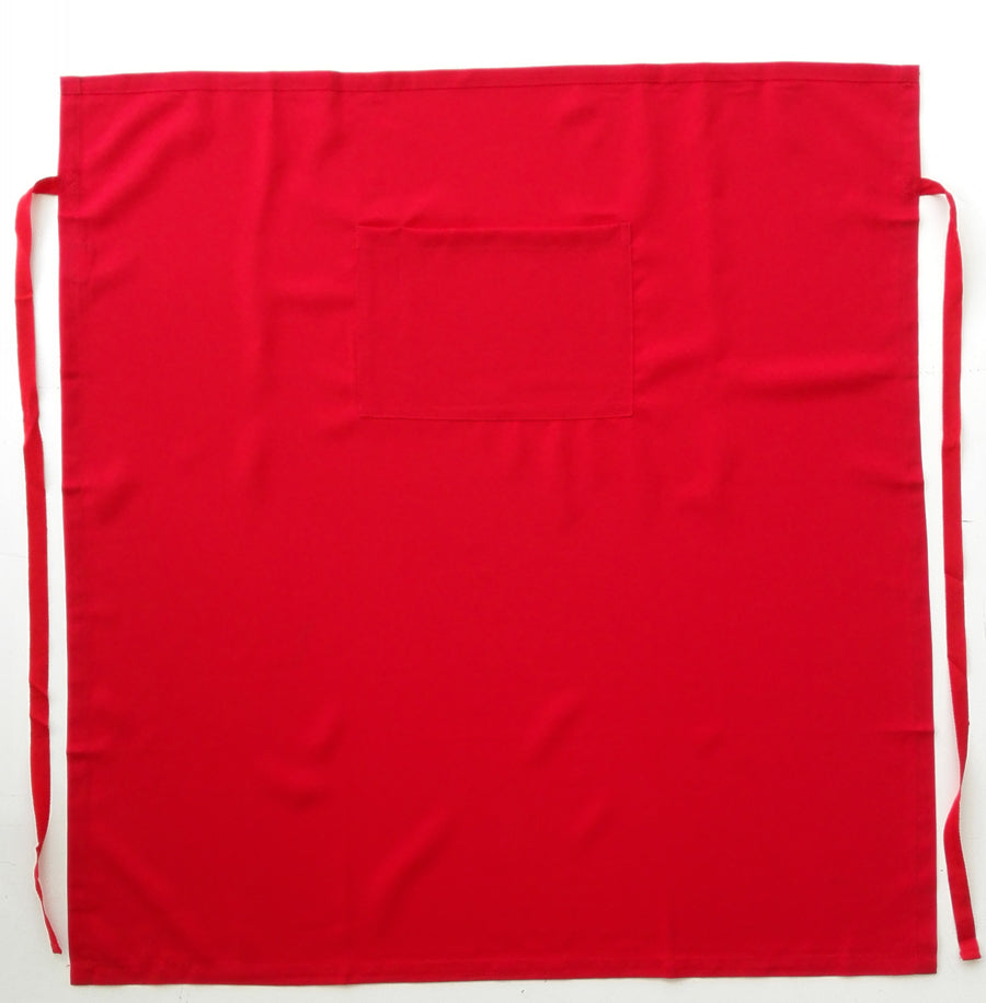 Polyester Drill Continental Apron-With Pocket (WA0624)