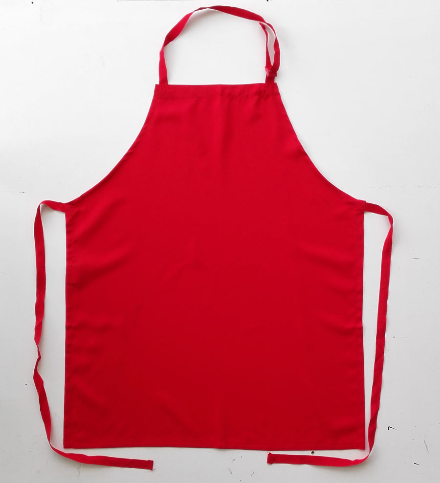 Polyester Drill Full Bib Apron - No Pocket (WA0644)