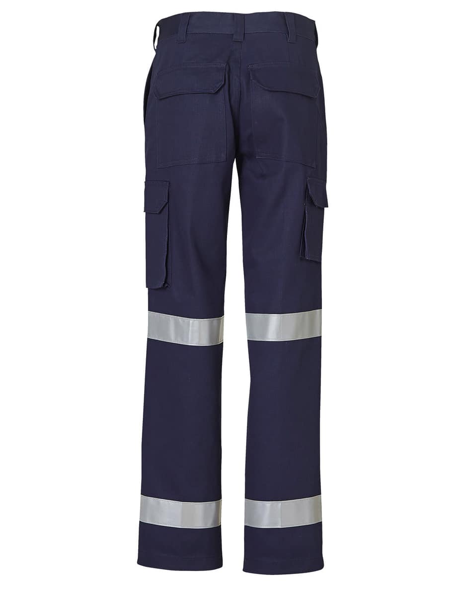 WP15HV LADIES' HEAVY COTTON DRILL CARGO PANTS WITH BIOMOTION 3M TAPES - WP15HV