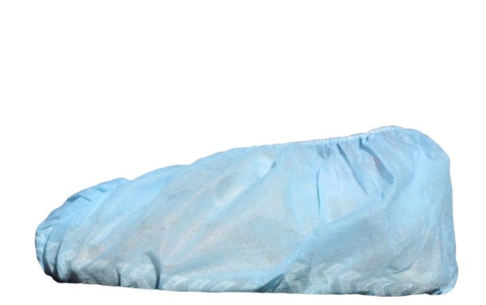 PP Shoe Cover Non-Skid Blue (500 PCS)