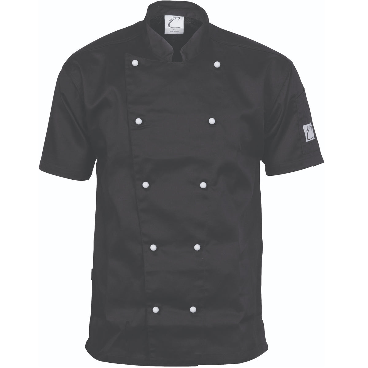 Traditional Chef Jacket - Short Sleeve — DNC Workwear colour image