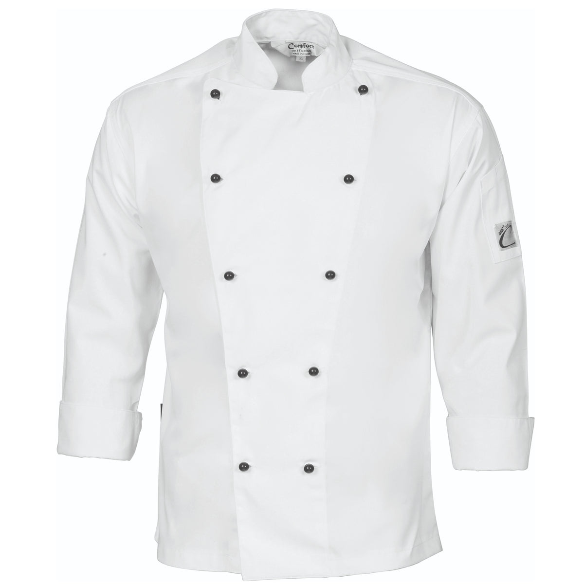 Traditional Chef Jacket - Long Sleeve — DNC Workwear colour image