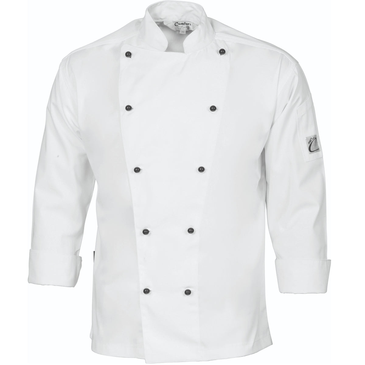Cool-Breeze Cotton Chef Jacket - Long Sleeve — DNC Workwear colour image