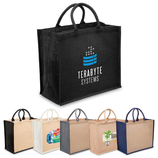 Eco Jute Tote with wide gusset — image 1