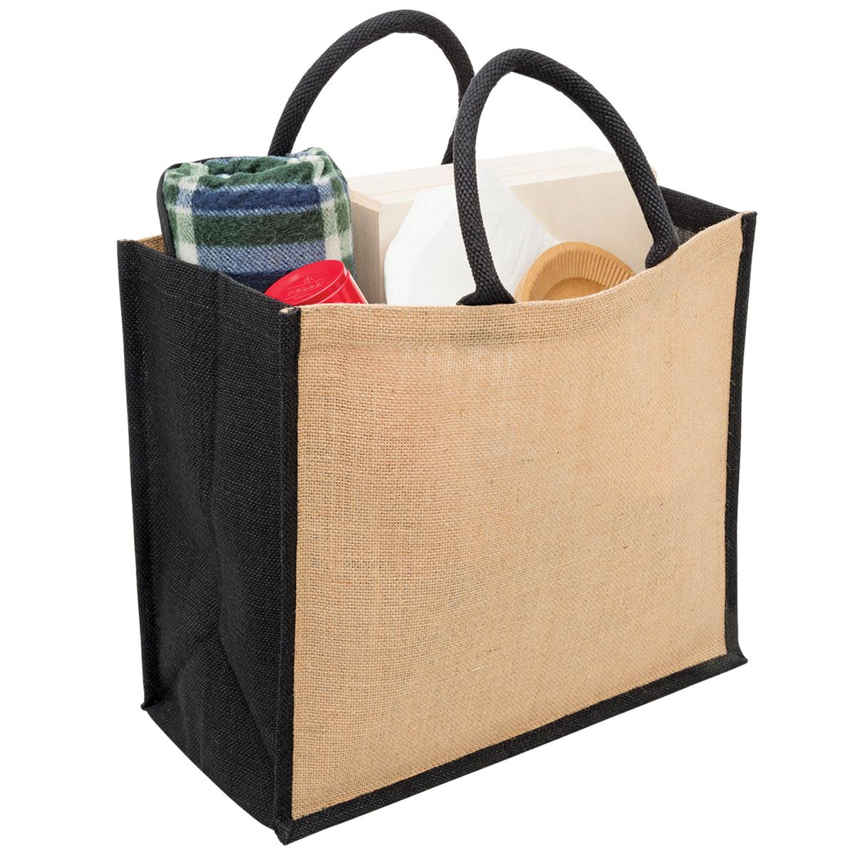 Eco Jute Tote with wide gusset — image 3