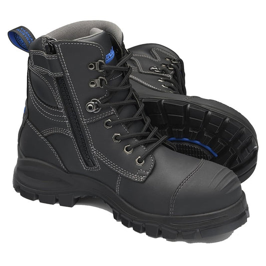 B997 BLUNDSTONE XFOOT SERIES ZIP SIDE LACE UP BOOT
