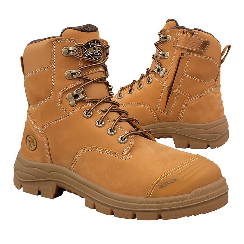 55332Z OLIVER 150mm LACE UP ZIP SIDED BOOT WATER RESISTANT