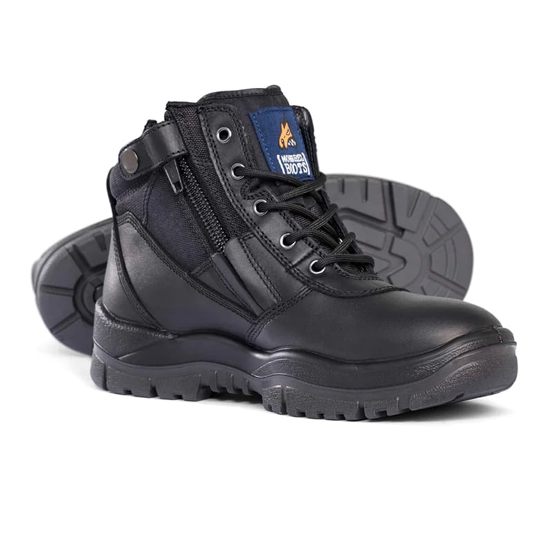 261020 MONGREL LACE UP ZIP SIDED BOOT TPU OUTSOLE ELECTRICAL HAZARD RESISTANT