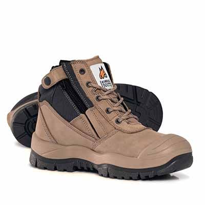 461060 MONGREL ZIPSIDER BOOT WITH SCUFF CAP