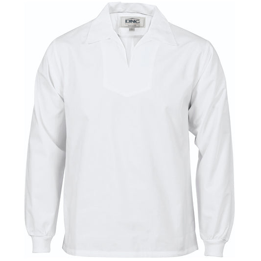 V-Neck Food Industry Jerkin - Long Sleeve — DNC Workwear colour image