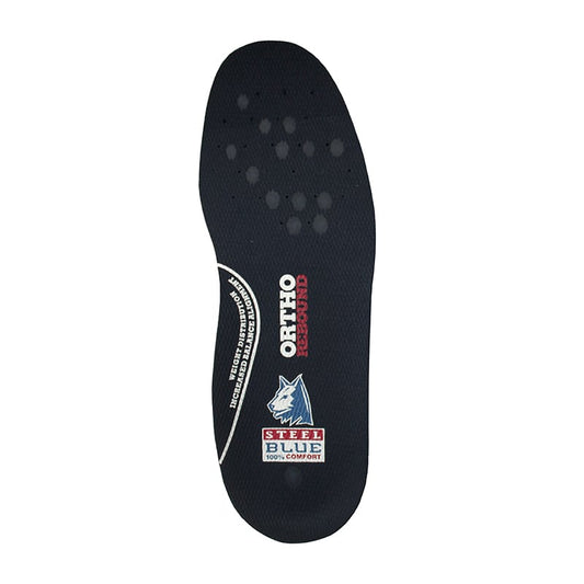 A-00013 ORTHO REBOUND STEEL BLUE INNERSOLE MENS