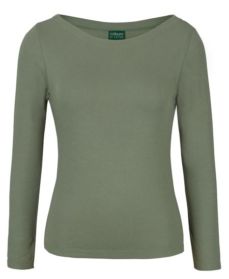 C of C Ladies L/S Boat Neck Tee
