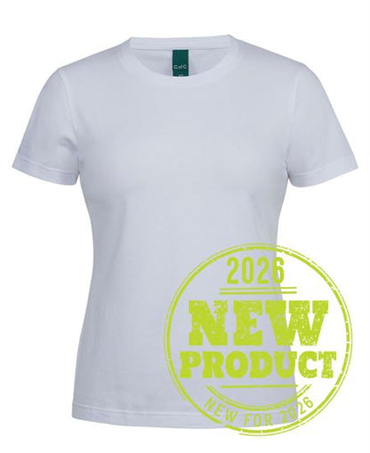 C of C Ladies Cotton S/S Stretch Tee