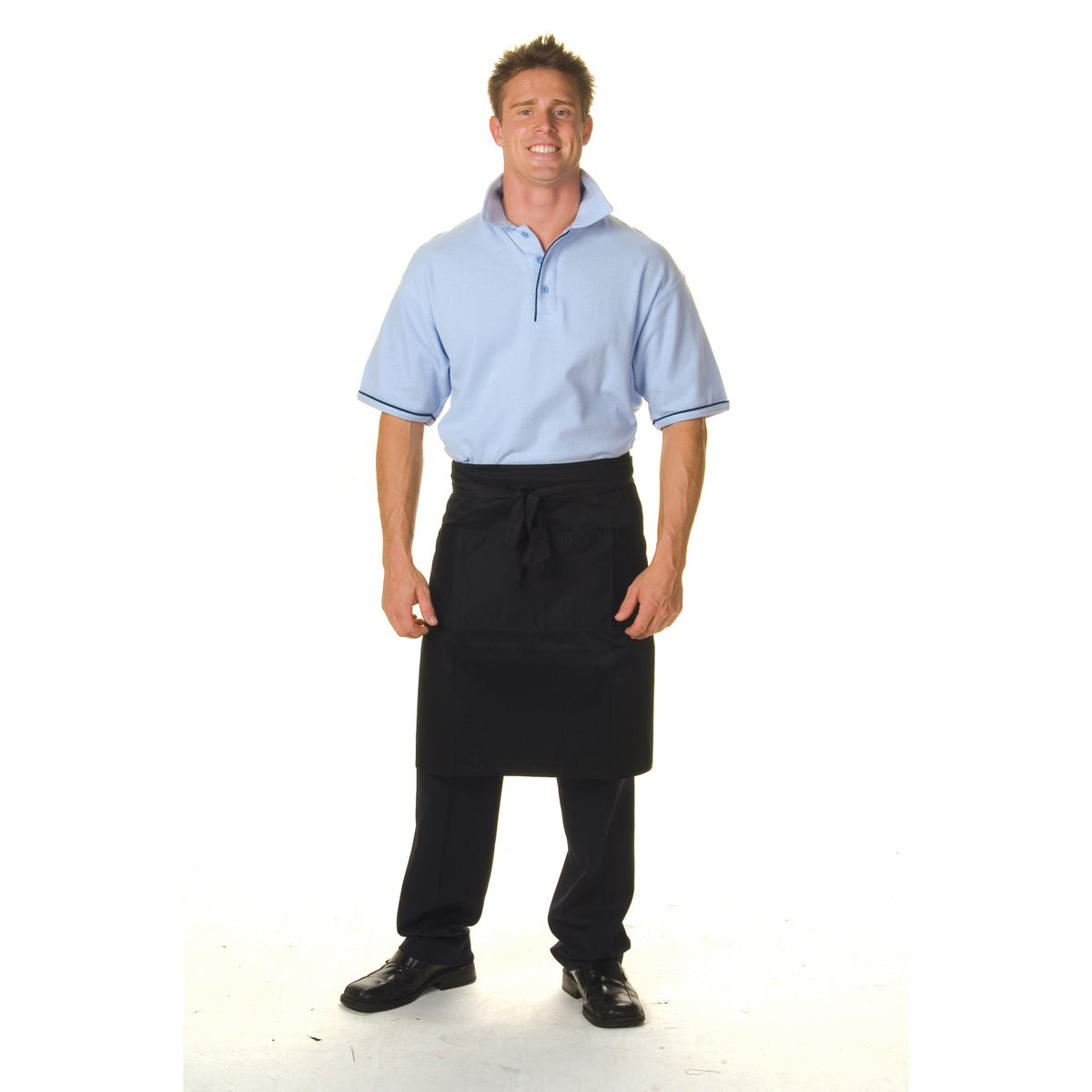 Cotton Drill Half Apron No Pocket — DNC Workwear colour image