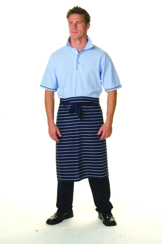 Pinstripe 3/4 Apron - No Pocket — DNC Workwear colour image