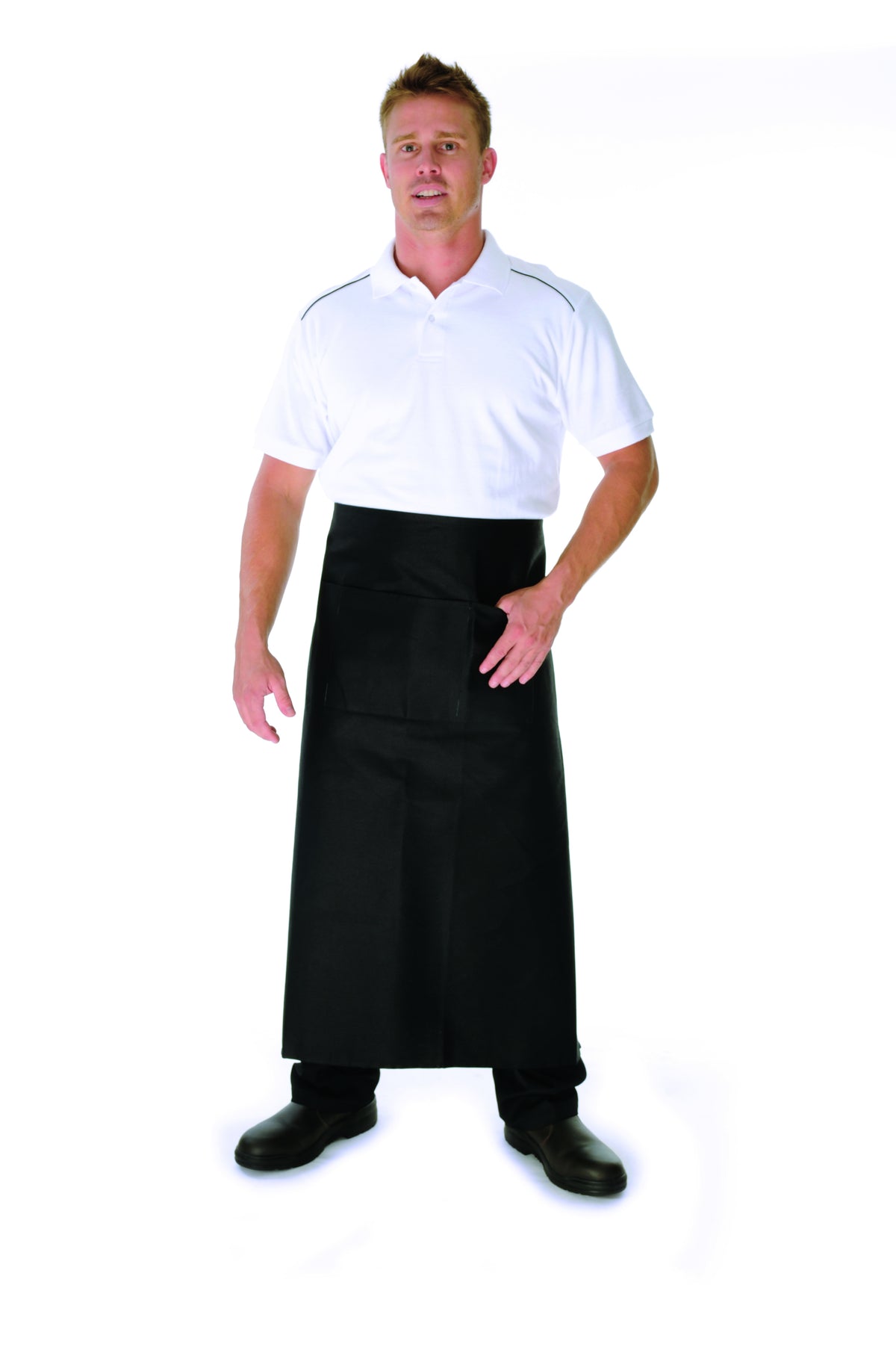 Cotton Drill Continental Aprons With Pocket — DNC Workwear colour image