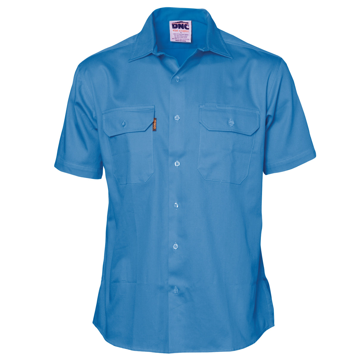 Cotton Drill Work Shirt - Short Sleeve — DNC Workwear colour image