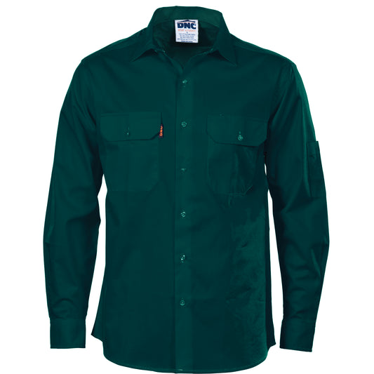 Cool-Breeze Work Shirt- Long Sleeve — DNC Workwear colour image