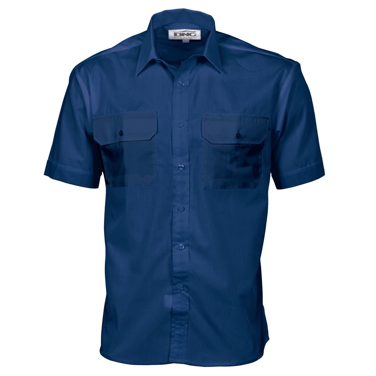 Polyester Cotton Work Shirt - Short Sleeve — DNC Workwear colour image