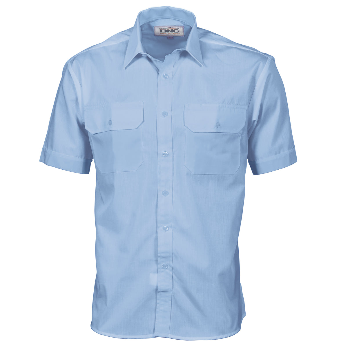 Polyester Cotton Work Shirt - Short Sleeve — DNC Workwear colour image