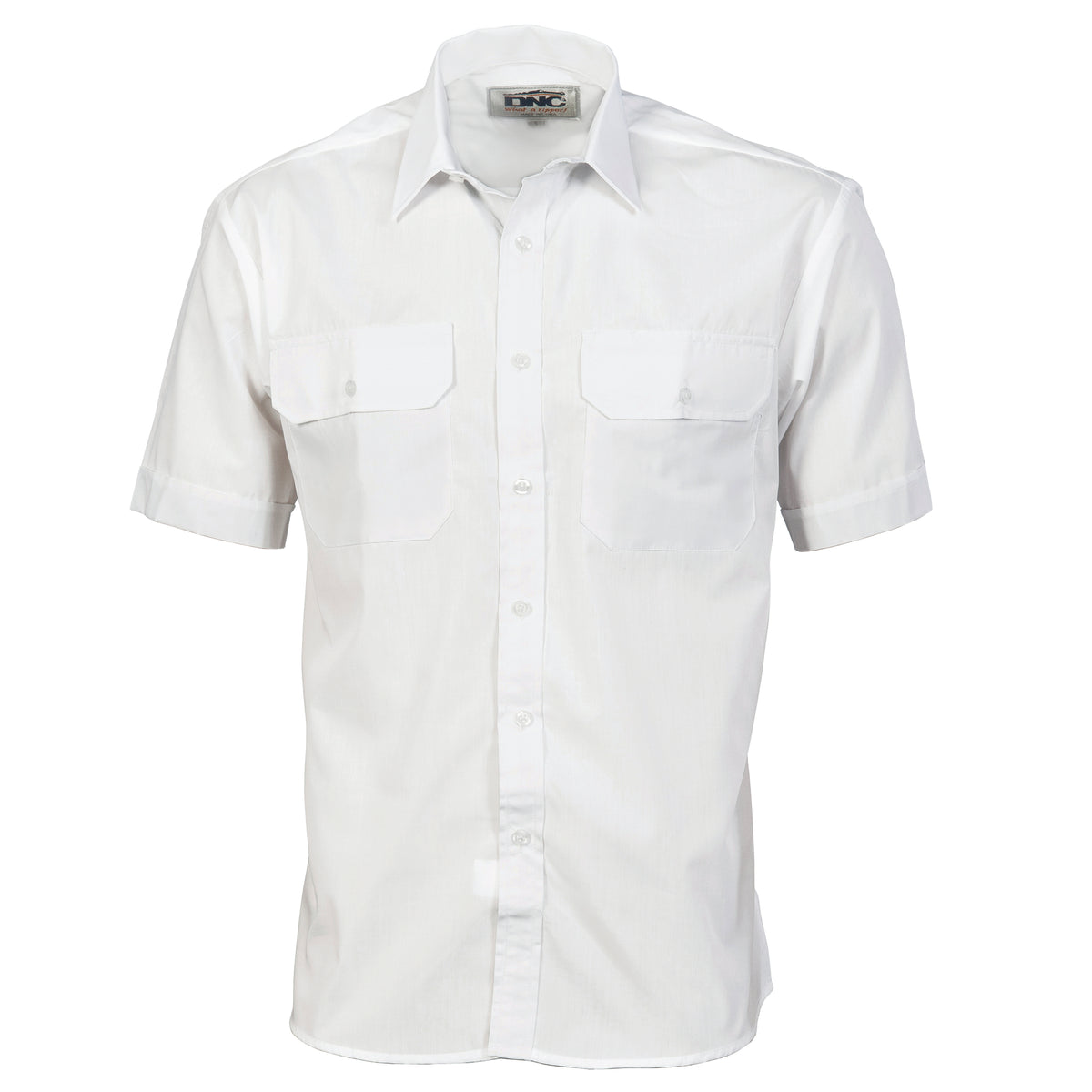 Polyester Cotton Work Shirt - Short Sleeve — DNC Workwear colour image