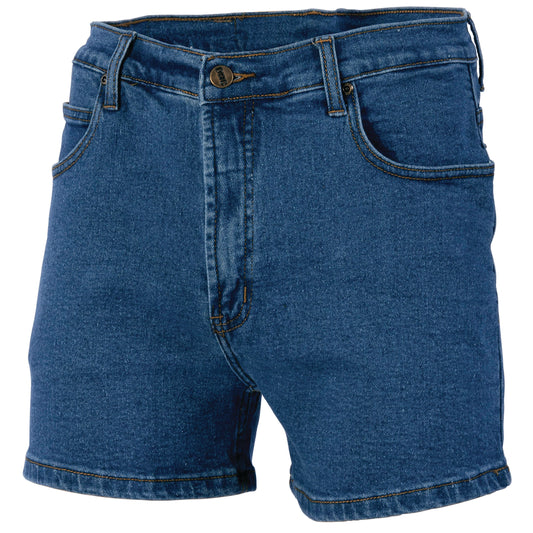 Demin Stretch Shorts — DNC Workwear colour image