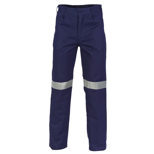 Cotton Drill Pants With CSR R/Tape — DNC Workwear colour image