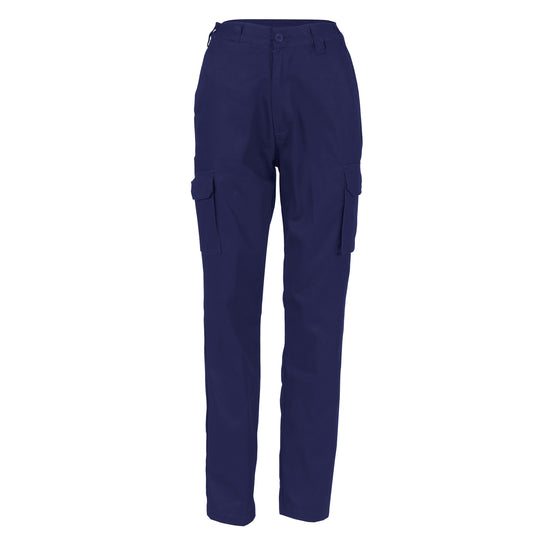 Ladies Cotton Drill Cargo Pants — DNC Workwear colour image