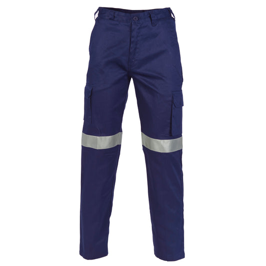 Lightweight Cotton Cargo Pants with CSR R/Tape — DNC Workwear colour image