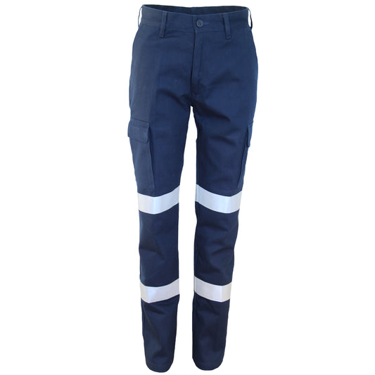 Ladies Double Hoop CSR R/Tape Cargo Pants — DNC Workwear colour image