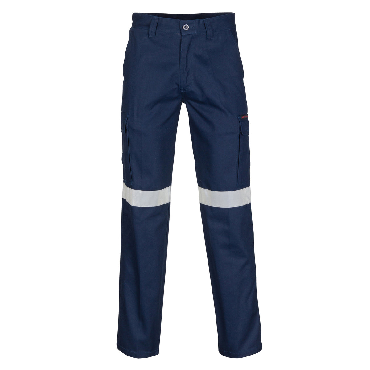 Middle Weight Cotton Double Angled Cargo Pants with CRS R/Tape — DNC Workwear colour image