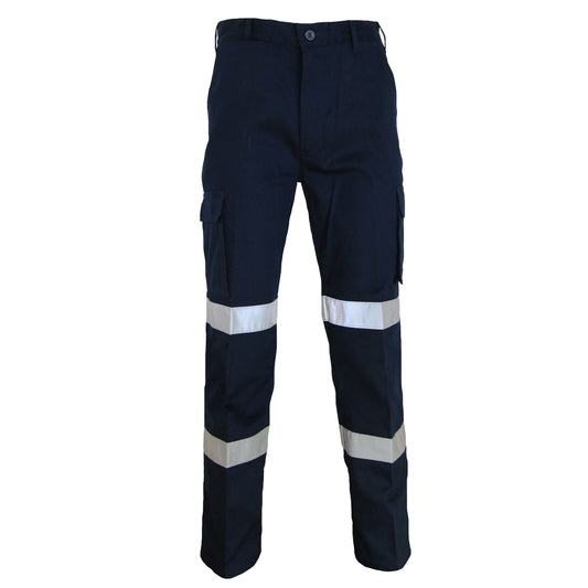 L/W Cotton Biomotion Pants with CSR R/Tape — DNC Workwear colour image