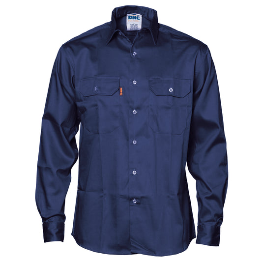 Patron Saint® Flame Retardant Drill Shirt - Long Sleeve — DNC Workwear colour image