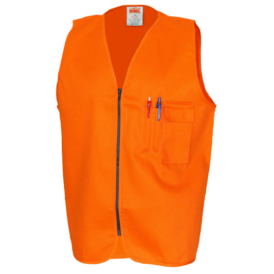 Patron Saint Flame Retardant Drill ARC Rated Safety Vest — DNC Workwear colour image