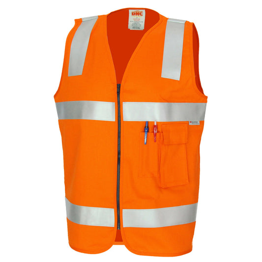 Patron Saint Flame Retardant Safety Vest with 3M F/R Tape — DNC Workwear colour image