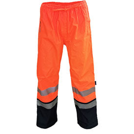 HiVis FR & HRC2 D/N Rain Pants — DNC Workwear colour image