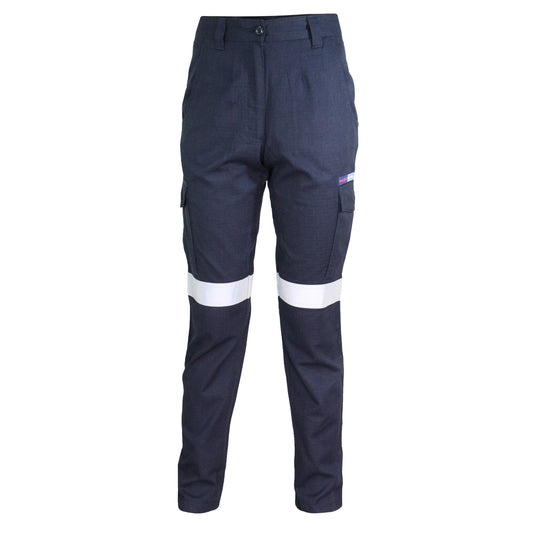 LADIES INHERENT FR PPE2 TAPED CARGO PANTS — DNC Workwear colour image